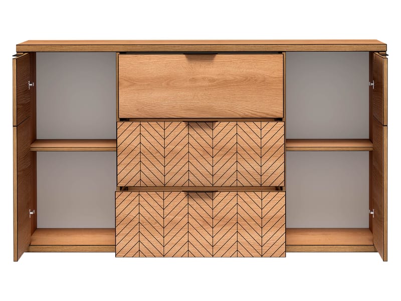 Fonti Møbelpakke til stuen - Brun - Opbevaring - Opbevaringsmøbler - Skænke & sideboards