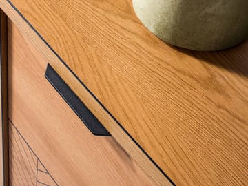 Fonti Skænk 118 cm - Brun|sort - Opbevaring - Opbevaringsmøbler - Kommode