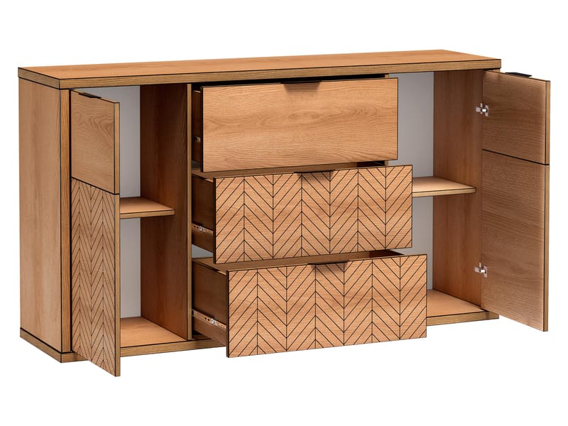 Fonti Skænk 158 cm - Brun - Opbevaring - Opbevaringsmøbler - Skænke & sideboards