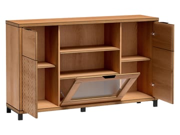 Fonti Skænk 158 cm - Brun|sort - Opbevaring - Opbevaringsmøbler - Skænke & sideboards