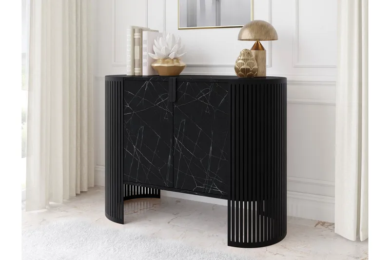 Friend Skænk 120x40 cm - Sort - Opbevaring - Opbevaringsmøbler - Skænke & sideboards