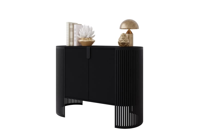 Friend Skænk 120x40 cm - Sort - Opbevaring - Opbevaringsmøbler - Skænke & sideboards