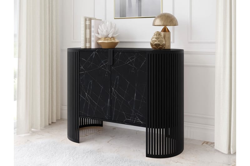 Friend Skænk 120x40 cm - Sort - Opbevaring - Opbevaringsmøbler - Skænke & sideboards