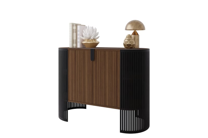 Friend Skænk 120x40 cm - Sort/Brun - Opbevaring - Opbevaringsmøbler - Skænke & sideboards