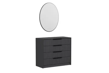 Fruitland Hjørnekommode 100 cm - Antracit - Opbevaring - Opbevaringsmøbler - Kommode - Entrékommode