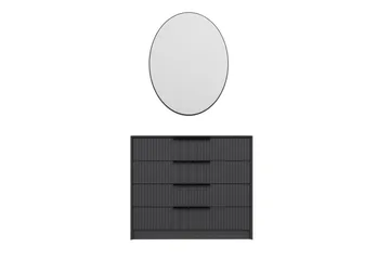 Fruitland Hjørnekommode 100 cm - Antracit - Opbevaring - Opbevaringsmøbler - Kommode - Entrékommode