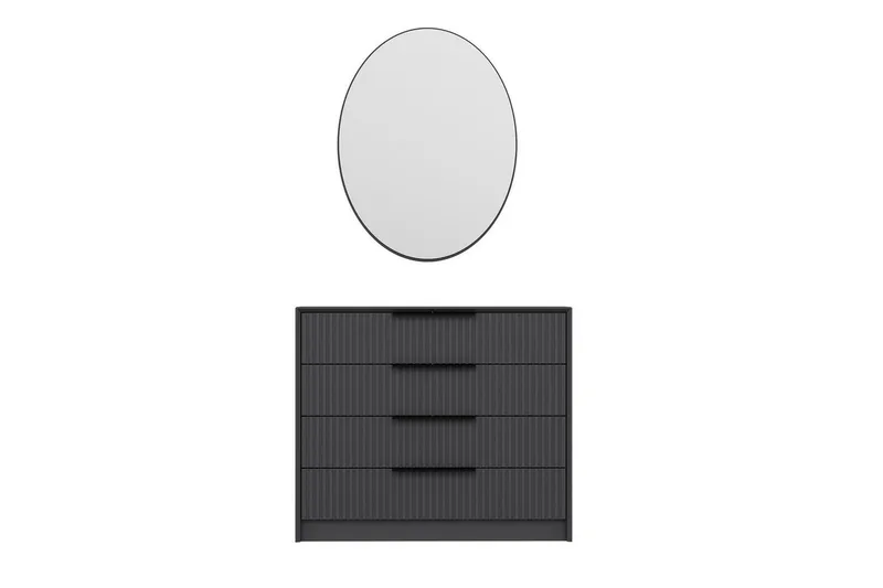 Fruitland Hjørnekommode 100 cm - Antracit - Opbevaring - Opbevaringsmøbler - Kommode - Entrékommode