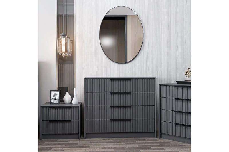 Fruitland Hjørnekommode 100 cm - Antracit - Opbevaring - Opbevaringsmøbler - Kommode - Entrékommode