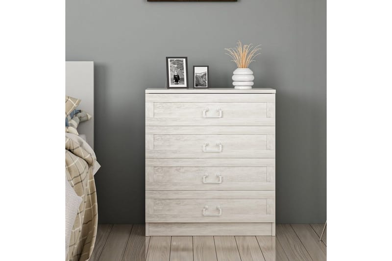 Fruitland Hjørnekommode 72 cm - Hvid - Opbevaring - Opbevaringsmøbler - Kommode