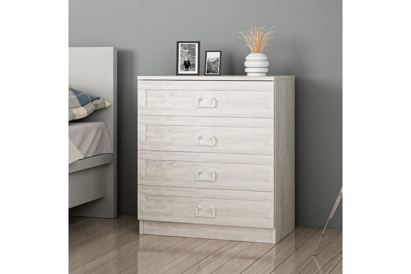 Fruitland Hjørnekommode 72 cm - Hvid - Opbevaring - Opbevaringsmøbler - Kommode