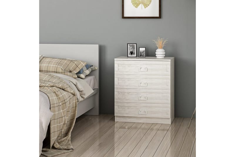 Fruitland Hjørnekommode 72 cm - Hvid - Opbevaring - Opbevaringsmøbler - Kommode