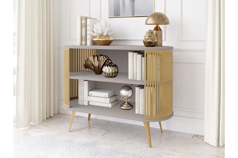 Galia Skænk 120x40 cm - Guld/Beige - Opbevaring - Opbevaringsmøbler - Skænke & sideboards