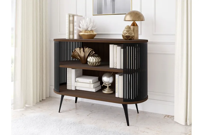 Galia Skænk 120x40 cm - Sort/Brun - Opbevaring - Opbevaringsmøbler - Skænke & sideboards