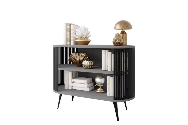 Galia Skænk 120x40 cm - Sort/Grå - Opbevaring - Opbevaringsmøbler - Skænke & sideboards