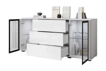 Gammel Skænk 150x40 cm - Brun - Opbevaring - Opbevaringsmøbler - Skænke & sideboards