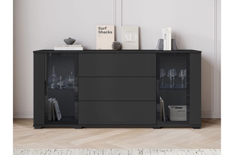 Gammel Skænk 150x40 cm - Brun - Opbevaring - Opbevaringsmøbler - Skænke & sideboards