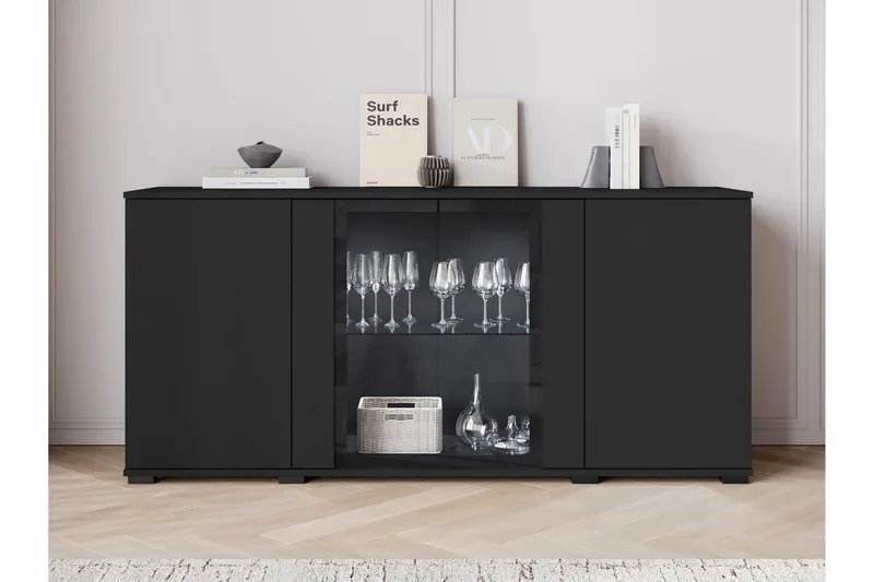 Gammel Skænk 150x40 cm - Brun - Opbevaring - Opbevaringsmøbler - Skænke & sideboards