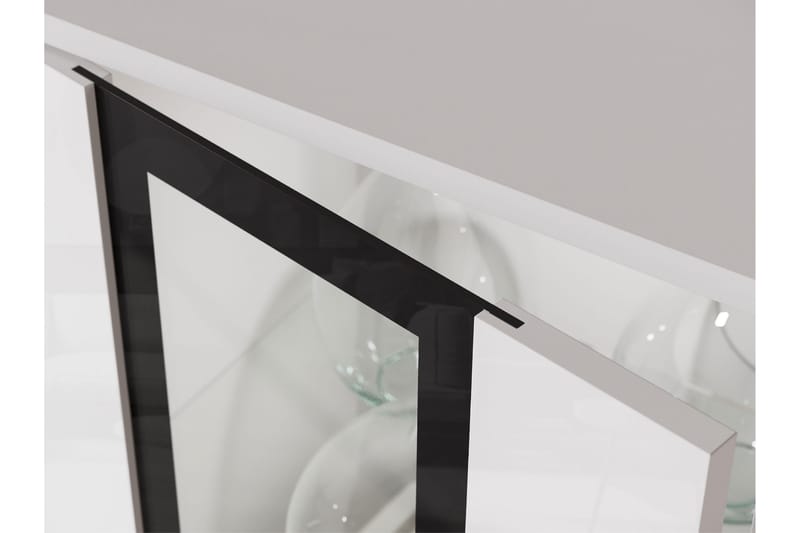 Gammel Skænk 150x40 cm - Sort/Brun - Opbevaring - Opbevaringsmøbler - Skænke & sideboards