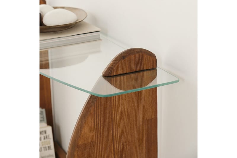 Guinn Kommode 106 cm - Brun/Transparent - Opbevaring - Opbevaringsmøbler - Kommode