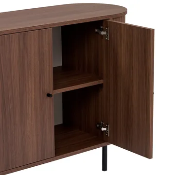 Haulover Konsolbord 180 cm - Valnød/Sort - Opbevaring - Opbevaringsmøbler - Skænke & sideboards