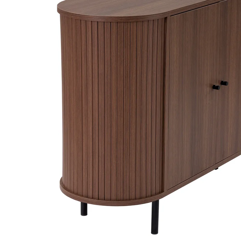 Haulover Konsolbord 180 cm - Valnød/Sort - Opbevaring - Opbevaringsmøbler - Skænke & sideboards