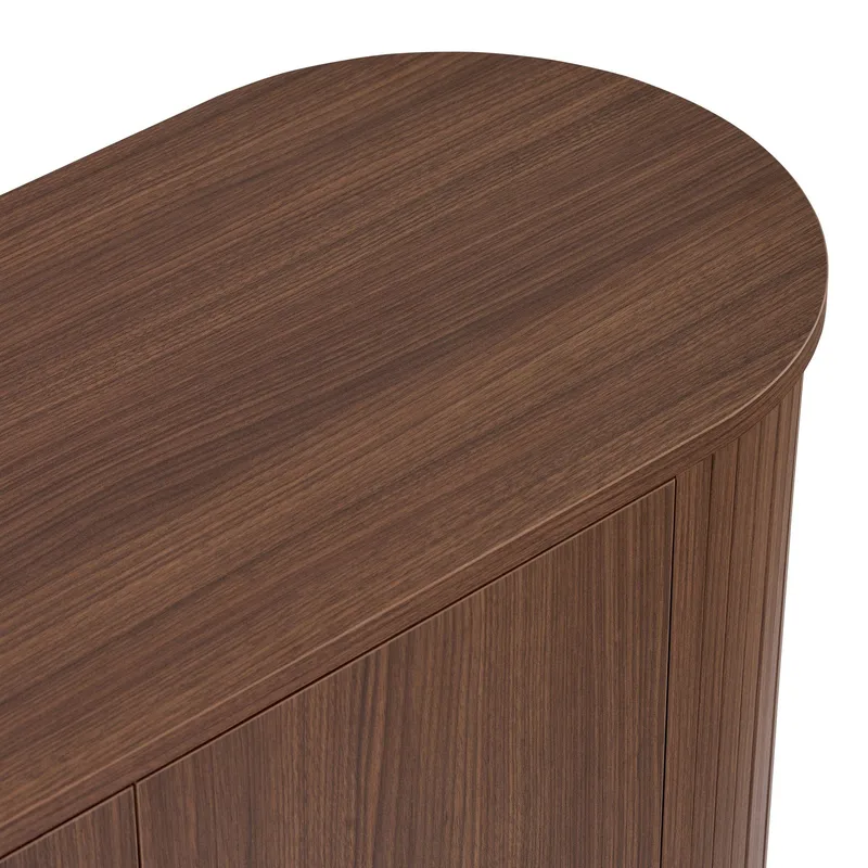 Haulover Konsolbord 180 cm - Valnød/Sort - Opbevaring - Opbevaringsmøbler - Skænke & sideboards
