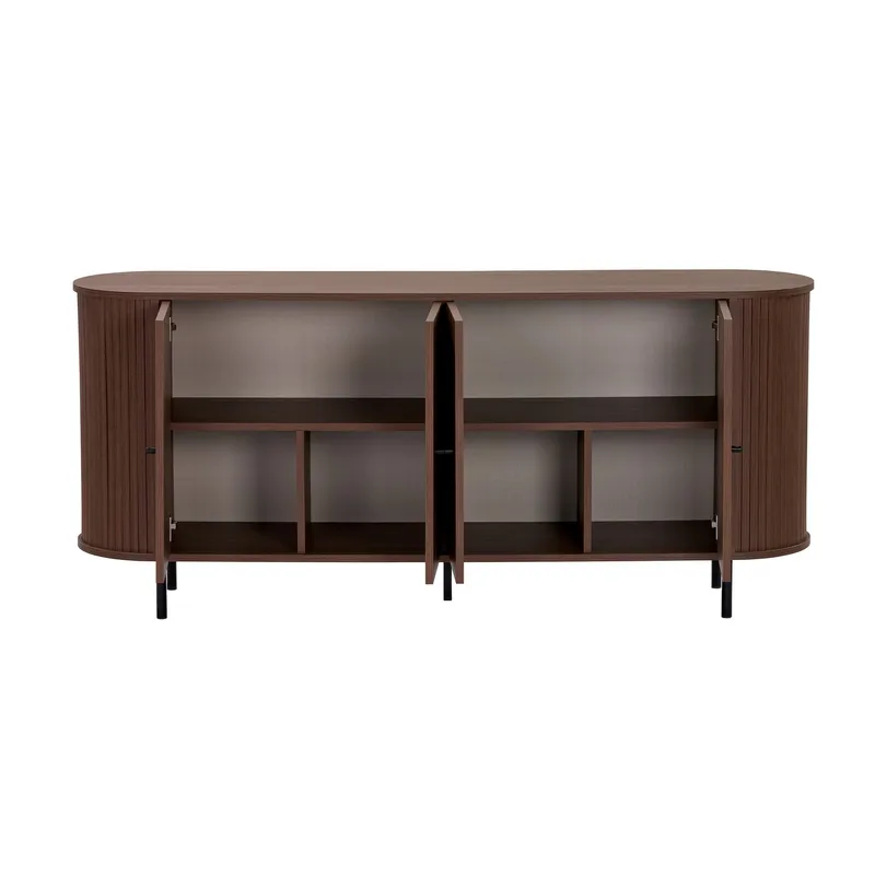 Haulover Konsolbord 180 cm - Valnød/Sort - Opbevaring - Opbevaringsmøbler - Skænke & sideboards