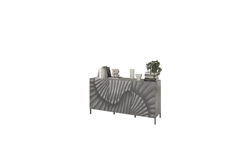 Hawell Skænk 181 cm - Grå - Opbevaring - Opbevaringsmøbler - Skænke & sideboards