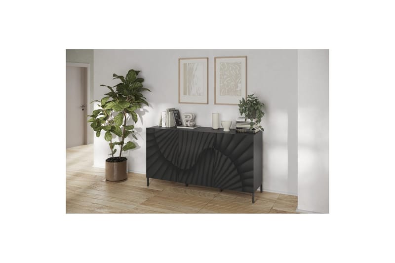 Hawell Skænk 181 cm - Mørkegrå - Opbevaring - Opbevaringsmøbler - Skænke & sideboards
