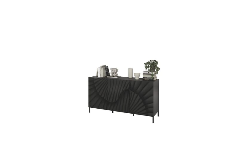 Hawell Skænk 181 cm - Mørkegrå - Opbevaring - Opbevaringsmøbler - Skænke & sideboards