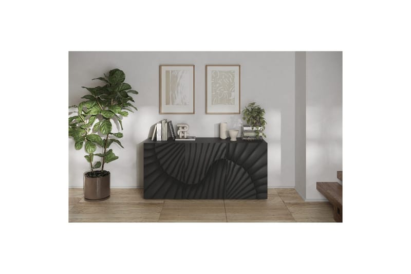 Hawell Skænk 181 cm - Mørkegrå - Opbevaring - Opbevaringsmøbler - Skænke & sideboards