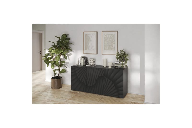 Hawell Skænk 181 cm - Mørkegrå - Opbevaring - Opbevaringsmøbler - Skænke & sideboards