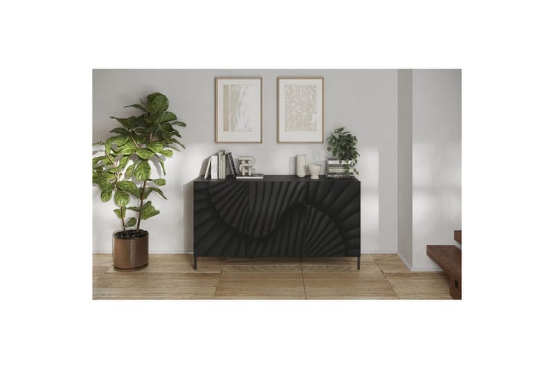 Hawell Skænk 181 cm - Mørkegrå - Opbevaring - Opbevaringsmøbler - Skænke & sideboards