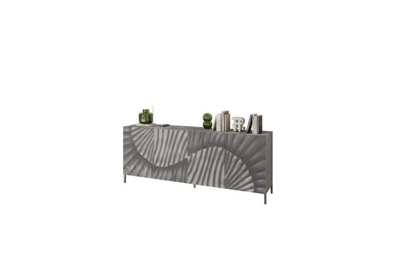 Hawell Skænk 241 cm - Grå - Opbevaring - Opbevaringsmøbler - Skænke & sideboards