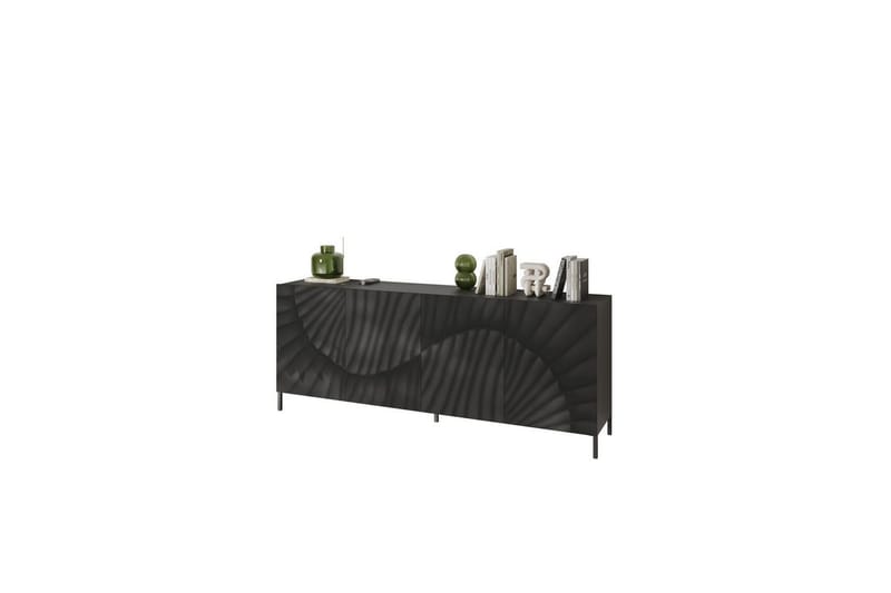 Hawell Skænk 241 cm - Mørkegrå - Opbevaring - Opbevaringsmøbler - Skænke & sideboards
