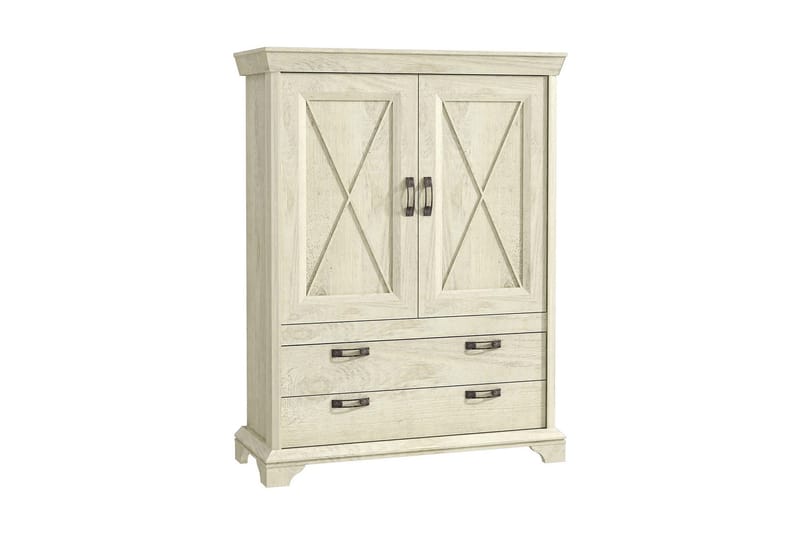 Hurlston Skænk 123 cm, Hvid