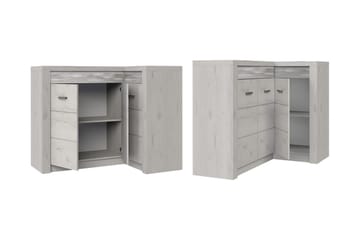 Indianapolis skænk 131x42x104 cm - Brun - Opbevaring - Opbevaringsmøbler - Skænke & sideboards