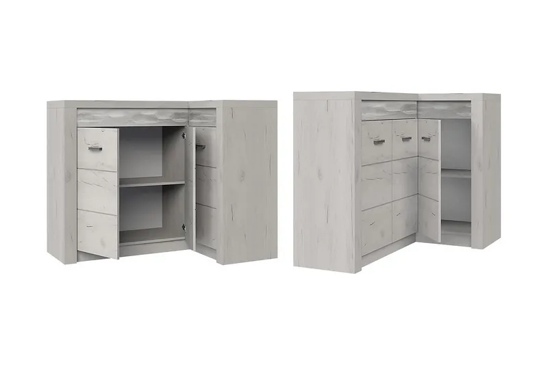 Indianapolis skænk 131x42x104 cm - Opbevaring - Opbevaringsmøbler - Skænke & sideboards