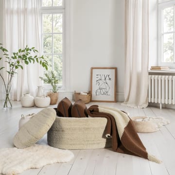 Ivoara Skammel 81 cm Oval - brunbeige - Opbevaring - Opbevaringsmøbler - Kister