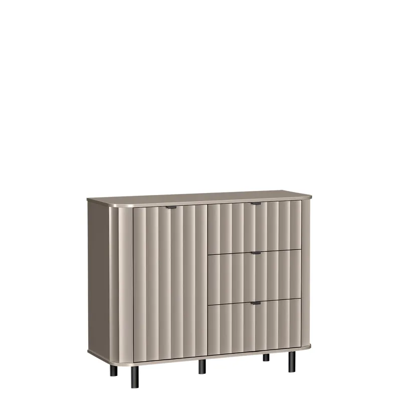 Joriel Skænk 111 cm, Beige|sort