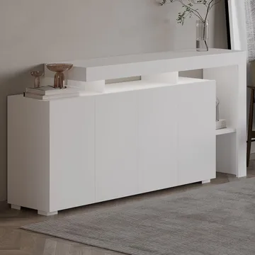 Jurukovo Konsolbord 170 cm - Hvid - Opbevaring - Opbevaringsmøbler - Skænke & sideboards