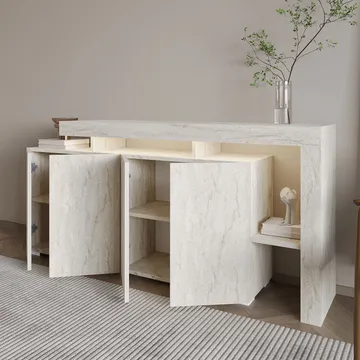 Jurukovo Konsolbord 170 cm - Travertin - Opbevaring - Opbevaringsmøbler - Skænke & sideboards