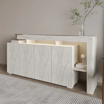 Jurukovo Konsolbord 170 cm - Travertin - Opbevaring - Opbevaringsmøbler - Skænke & sideboards