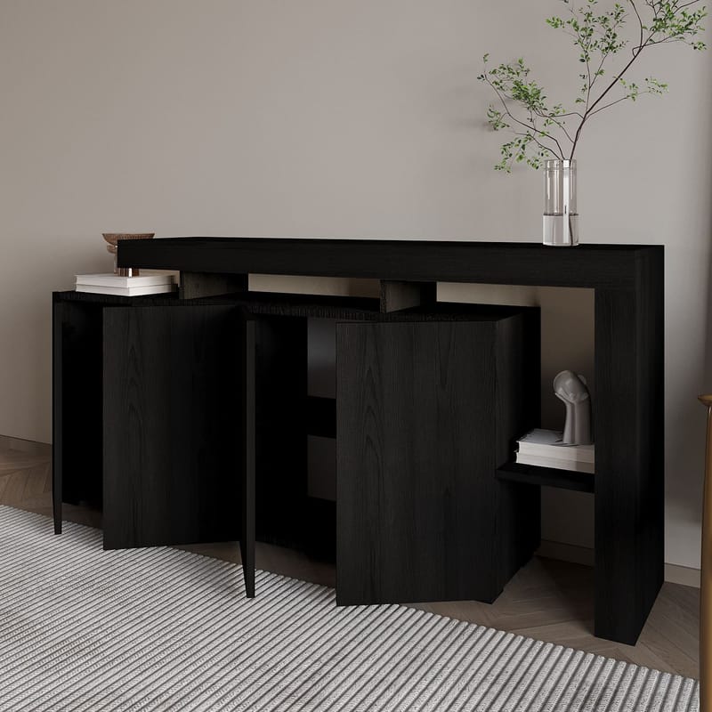 Jurukovo Konsolbord 170 cm - Wood Black - Opbevaring - Opbevaringsmøbler - Skænke & sideboards