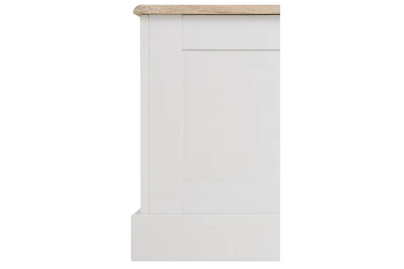 Dareia opbevaringskista 90 cm - hvid/Brun - Opbevaring - Opbevaringsmøbler - Kister