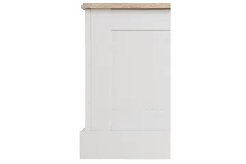 Dareia opbevaringskista 90 cm - hvid/Brun - Opbevaring - Opbevaringsmøbler - Kister