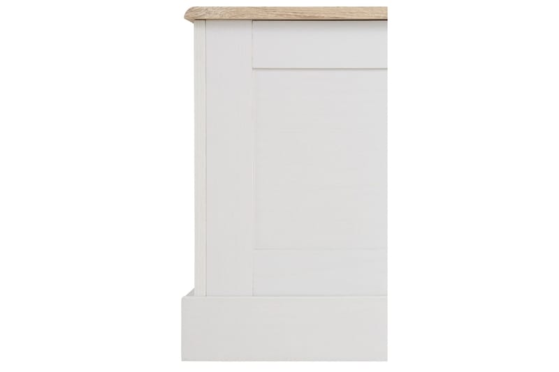 Dareia opbevaringskista 90 cm - hvid/Brun - Opbevaring - Opbevaringsmøbler - Kister