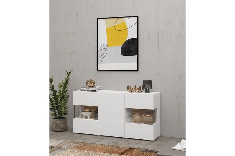 Jestine Opbevaringskiste 120 cm, Hvid