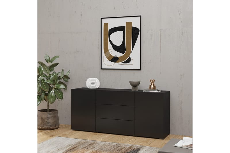 Jestine Opbevaringskiste 140 cm, Sort