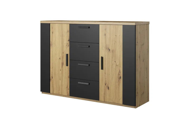 Joannie Opbevaringskiste 132 cm, Brun/Sort